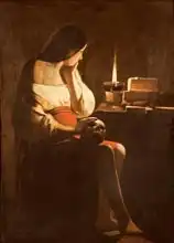 Tour, Georges de la: Mary Magdalene with a night light