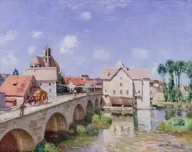 Sisley, Alfred: Bridge at Moret