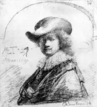 Rembrandt, van Rijn: Autoportrét