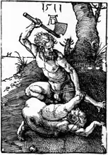 Dürer, Albrecht: Cain killing Abel