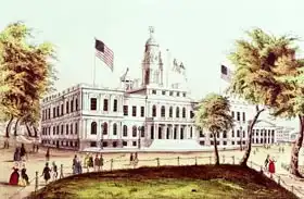 Americká škola (19. století): City Hall, New York