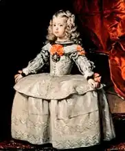 Velazquez, Diego: Portrait of the Infanta Margarita (1651-73) Aged Five