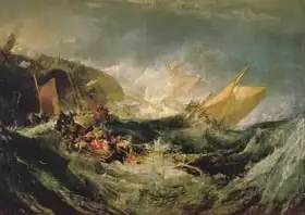 Turner, William: Wreck of a Transport Ship