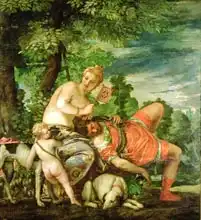 Veronese, Paolo: Venuše a Adonis