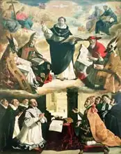 Zurbarán, Francisco de: Apotheosis of St. Thomas Aquinas