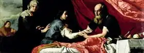 Ribera, P.: Isaac Blessing Jacob