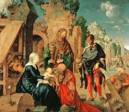 Dürer, Albrecht: Klanění tří králů