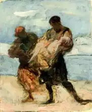 Daumier, Honore: Rescue