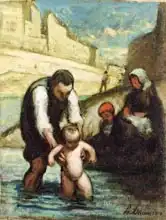 Daumier, Honore: First Swim
