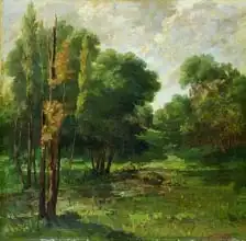 Courbet, Gustave: Forest Landscape