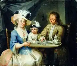 Německá škola (18. století): Family Portrait
