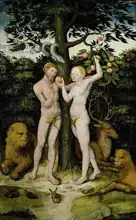 Cranach, Lucas: Adam a Eva
