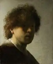 Rembrandt, van Rijn: Self Portrait as a Young Man