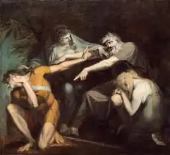 Fuseli, Henry: Oedipus Cursing His Son, Polynices