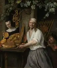 Steen, Jan Havicksz: Baker Arent Oostwaard and his Wife Catherina Keizerswaard