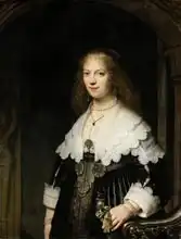 Rembrandt, van Rijn: Portrait of a Woman, possibly Maria Trip