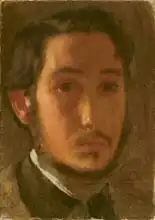 Degas, Edgar: Self-Portrait with White Collar