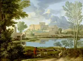 Poussin, Nicolas: Landscape with a Calm