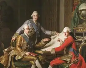 Roslin, Alexander: King Gustav III of Sweden and his Brothers