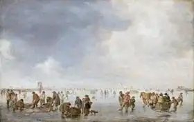 Goyen, Jan van: Winter Scene on the Ice