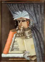 Arcimboldo, Giuseppe: Portrait of a librarian