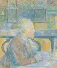 Toulouse-Lautrec, H.: Portrait of Vincent van Gogh