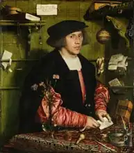 Holbein, Hans  (ml.): Portrait of the Merchant George Gisze