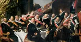 Hals, Frans: Banquet of the Officers of the St. George Militia Company