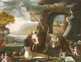 Hicks, Edward: Peaceable Kingdom and Penns Treaty