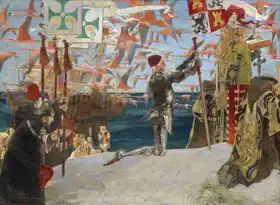 Abbey, Edwin Austin: Columbus in the New World