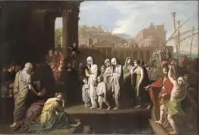 West, Benjamin: Agrippina Landing at Brundisium with the Ashes of Germanicus