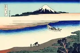 Hokusai, Katsushika: Tama river in the Musashi province