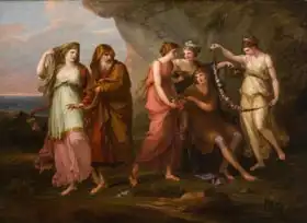 Kauffmann, Angelica: Telemachus and the Nymphs of Calypso