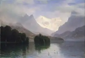 Bierstadt, Albert: Mountain Scene