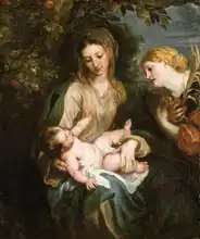 Dyck, van Anthony: Virgin and Child with Saint Catherine of Alexandria