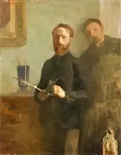 Vuillard, Edouard: Self-Portrait with Waroquy