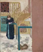 Vuillard, Edouard: Mme Vuillard in a Set Designer Studio