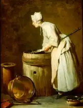Chardin, Jean-Siméon: Scullery Maid