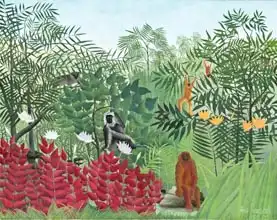Rousseau, Henri: Tropical Forest with Monkeys