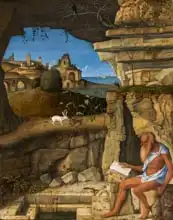 Bellini, Giovanni: Saint Jerome Reading