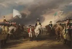 Trumbull, John: Surrender of Lord Cornwallis at Yorktown