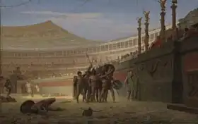 Gérôme, Jean-Léon: Ave Caesar! Morituri te salutant (Hail Caesar! We Who Are about to Die Salute You)
