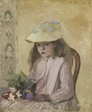Pissarro, Camille: Portrait of the Artists Daughter