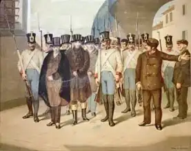Italská škola (19. století): Arrest of the Carbonari