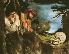 Guercino: Et in arcadia ego