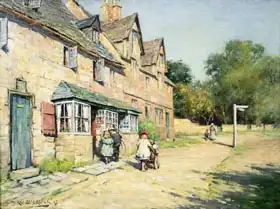 Blacklock, William Kay: Cotswold village