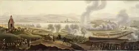 Swebach, Jacques Francois Joseph: Napoleon I in Wagram in 1809