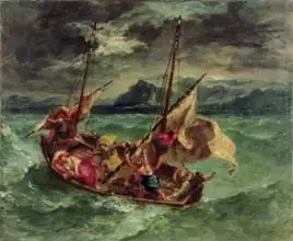 Delacroix, Eugene: Christ on the Sea of Galilee