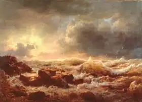 Achenbach, Andreas: Clearing Up - Coast of Sicily