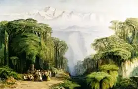 Lear, Edward: Kinchinjunga from Darjeeling